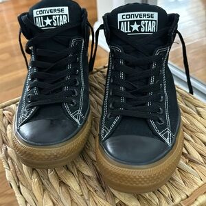 Converse Chuck Taylor black and gum. Men's  size 6.5 or women's 8.